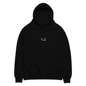 SMiLE Light Text Embroidered Hoodie